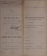 Requisition for Blanks and Blank Books, February 1890 