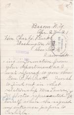 Letter from Mrs. Jerry Snyder Concerning Laura M. Doctor Letter from Mrs. Jerry Snyder Concerning Laura M. Doctor
