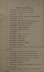 first page of the typed transcript of the testimony