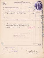Approval and Receipt for Purchase of Water Supply for 1912 Fiscal Year
