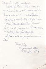 Unclaimed Letters Sent to Nellie Thompson