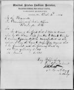 Requisition for Stationary, October 1880