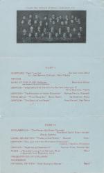 1901 Commencement Program