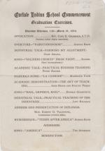 1910 Commencement Schedule 1910 Commencement Schedule