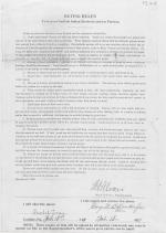 Outing Rules Signed by Rachel Long Outing Rules Signed by Rachel Long