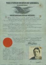 Passport of Antonio Apache