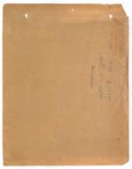 brown paper with Warner, Glenn S. written on it and a stamp "Active Status."