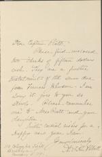 Abbott Sends Further Checks to Pratt, 1890