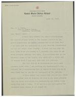 Allen Acknowledges Receipt of Pratt's Letter to the Journal Allen Acknowledges Receipt of Pratt's Letter to the Journal, 1917