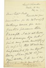 Sen. Allison Sends Regrets for Pratt's Visit Invitation Sen. Allison Sends Regrets for Pratt's Visit Invitation