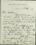 Armstrong Informs Pratt of Travel Difficulties for Yankton Girls Armstrong Informs Pratt of Travel Difficulties for Yankton Girls, 1879