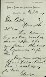 Armstrong Discusses Menominee Boys with Pratt Armstrong Discusses Menominee Boys with Pratt, 1879