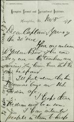 Armstrong Discusses Transfers to Carlisle with Pratt Armstrong Discusses Transfers to Carlisle with Pratt, 1879