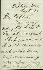 Armstrong Discusses Per Capita Rate for Indian Students with Pratt Armstrong Discusses Per Capita Rate for Indian Students with Pratt, 1879