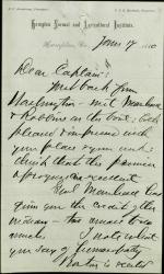 Armstrong Discusses Growing Demand for Indian Schools with Pratt Armstrong Discusses Growing Demand for Indian Schools with Pratt, 1880