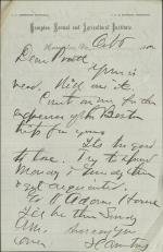 Armstrong Discusses Boston Trip with Pratt Armstrong Discusses Boston Trip with Pratt, 1882