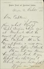 Armstrong Discusses Oberly's Views with Pratt Armstrong Discusses Oberly's Views with Pratt, 1885