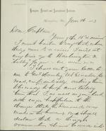 Armstrong Discusses Lobbying with Pratt Armstrong Discusses Lobbying with Pratt, 1883