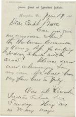 Armstrong Discusses Holman Committee and Lincoln School with Pratt Armstrong Discusses Holman Committee and Lincoln School with Pratt