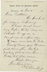 Armstrong Discusses Cider and Student Arrivals with Pratt, 1883