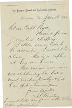 Armstrong Returns Clipping to Pratt Armstrong Returns Clipping to Pratt, 1891