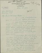 Balenti Sends Birthday Wishes and Personal News to Pratt Balenti Sends Birthday Wishes and Personal News to Pratt, 1920