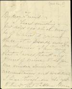 Berry Informs Pratt of Mercer's Attempt to Become Superintendent Berry Informs Pratt of Mercer's Attempt to Become Superintendent, 1904