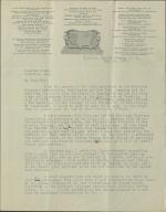 Bruce Requests Portrait of Pratt for Book, 1917