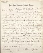 Baird Discusses Trout Hatchery with Pratt, 1880