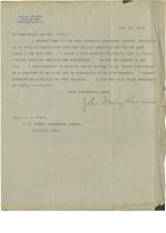 Barrows Thanks Pratt for Hosting Visit to Carlisle, 1900