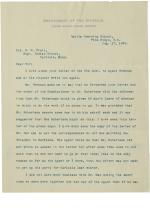 Brown Discusses Pine Ridge Sentiments about Carlisle with Pratt Brown Discusses Pine Ridge Sentiments about Carlisle with Pratt, 1901