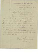 Browning Authorizes Pratt to Inspect Cherokees in North Carolina Browning Authorizes Pratt to Inspect Cherokees in North Carolina, 1893
