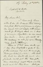 Brunot Discusses Dates of Pratt's Visit to Pittsburgh, 1883