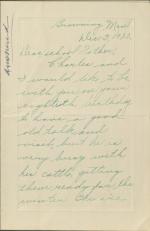 Buck Sends Pratt Birthday Greetings and Former Student Updates Buck Sends Pratt Birthday Greetings and Former Student Updates, 1920