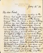 Letter from Richard H. Pratt to Cornelius R. Agnew, January 31, 1888