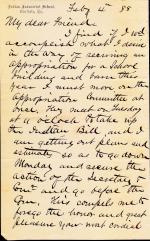 Letter from Richard H. Pratt to Cornelius R. Agnew, February 4, 1888