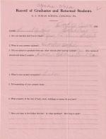 Samuel Keno Student File