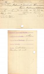 Louis Belcourt Student File