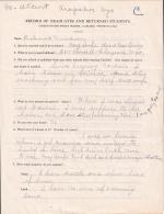 Robert Friday (Sun) Student File