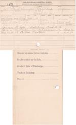 Frank Harrington Student File