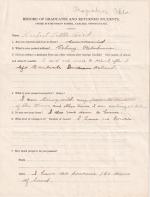 Herbert Little Bird (Follower) Student File