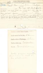 Charles D. Ross Student File