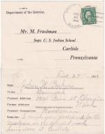 John W. Parker Student File