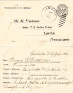 Homer Patterson Student File
