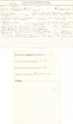 Charles Antell Student File