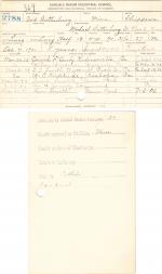 Fred Battenburg Student File