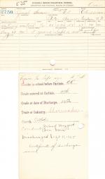 Joseph Sauve Student File