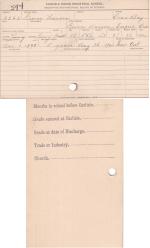 George Wasson Student File