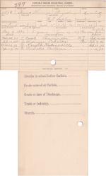 Frank Thomas Student File