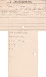 Claudy Foster Student File